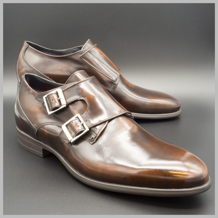 Monk strap brown. BAY mallorca High- Tech Shoes 3